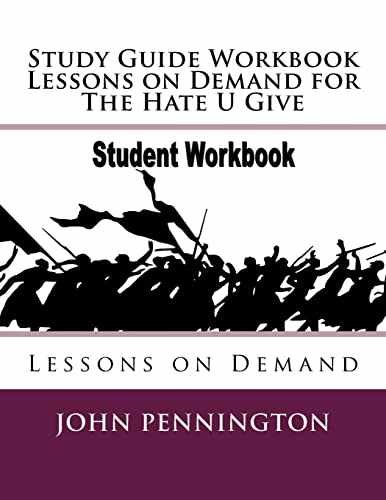 Study Guide Workbook Lessons on – Paperback, by Pennington John – Very Good h