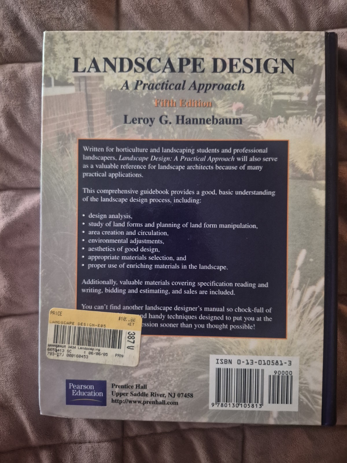 Landscape Design : A Practical Approach by Leroy G. Hannebaum (2001, Hardcover)