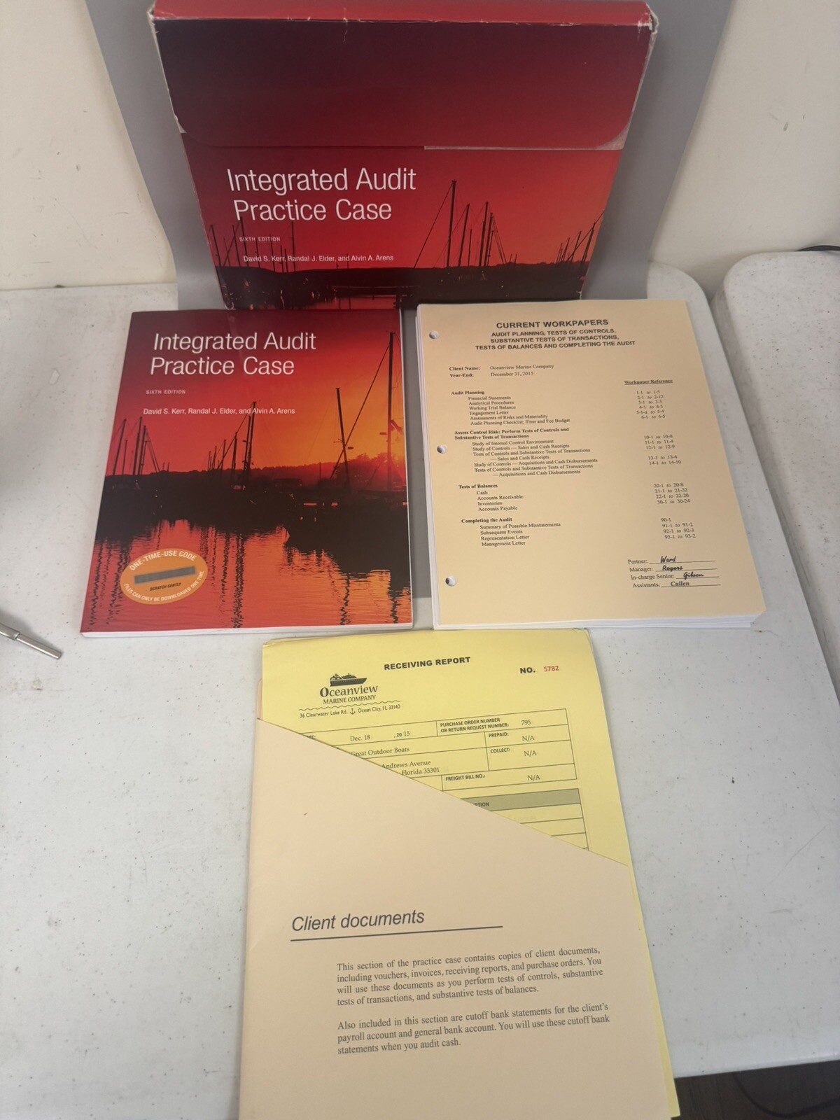 Integrated Audit Practice Case 6th Ed + Unused Code – Complete Set