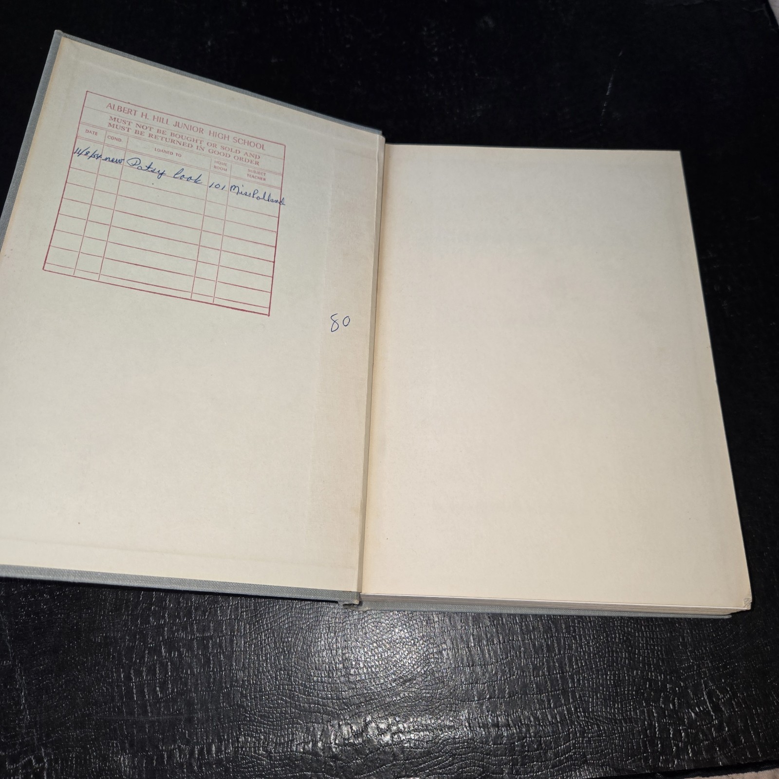 1954 Library Textbook Richmonds Story Richmond VA Public Schools book Pollard