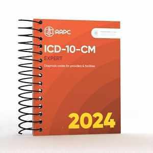 ICD-10-CM 2024 The Complete Official – Spiral-bound, by AAPC – Acceptable