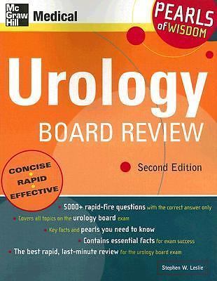 Urology Board Review (Pearls of Wisdom) paperback Used – Good