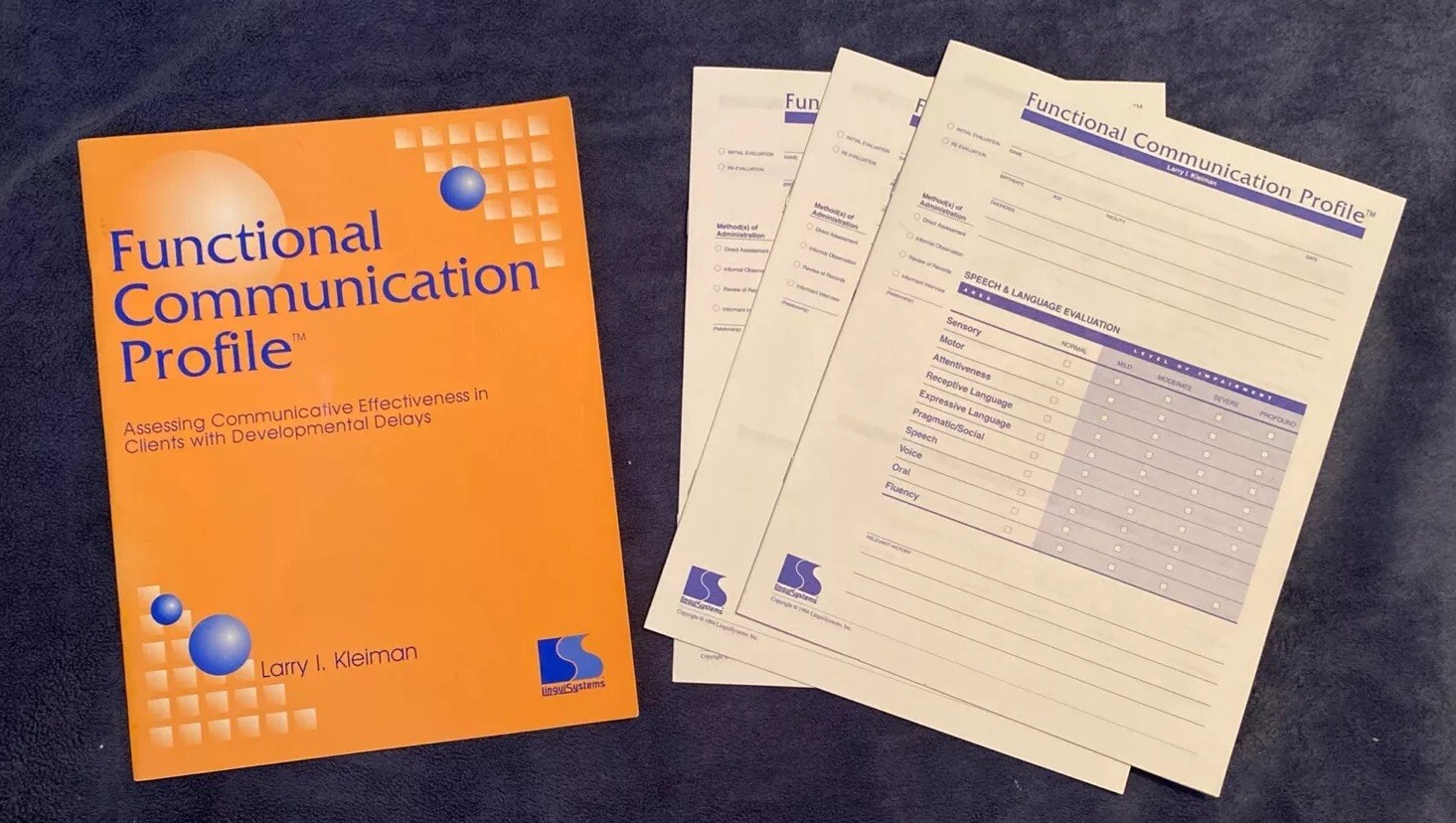 Functional Communication Profile+3 Test Protocol Forms/Speech-Language Pathology