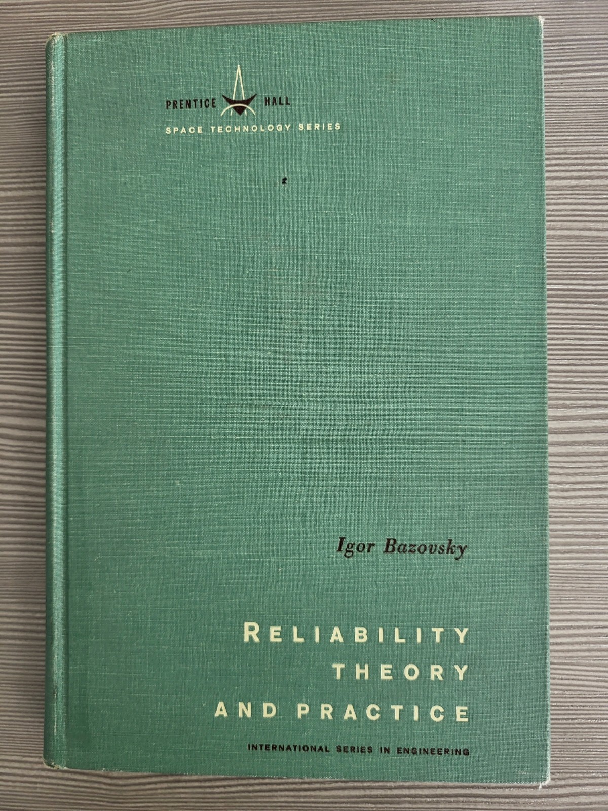 1961 Reliability Theory And Practice, Hardback, by Bazovsky, Used