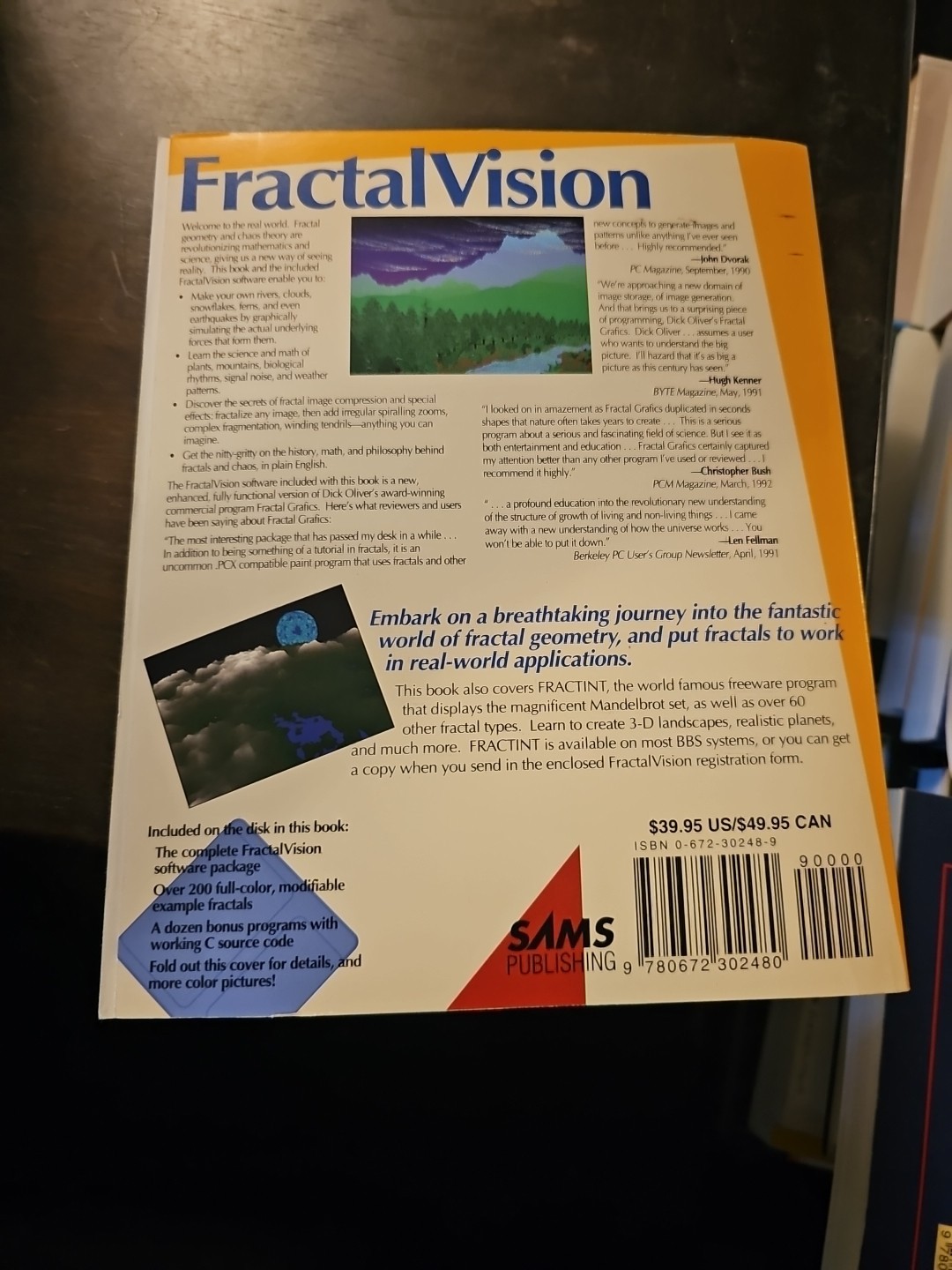 Fractals : Not Just a Pretty Picture by Dick Oliver (1992, Hardcover)