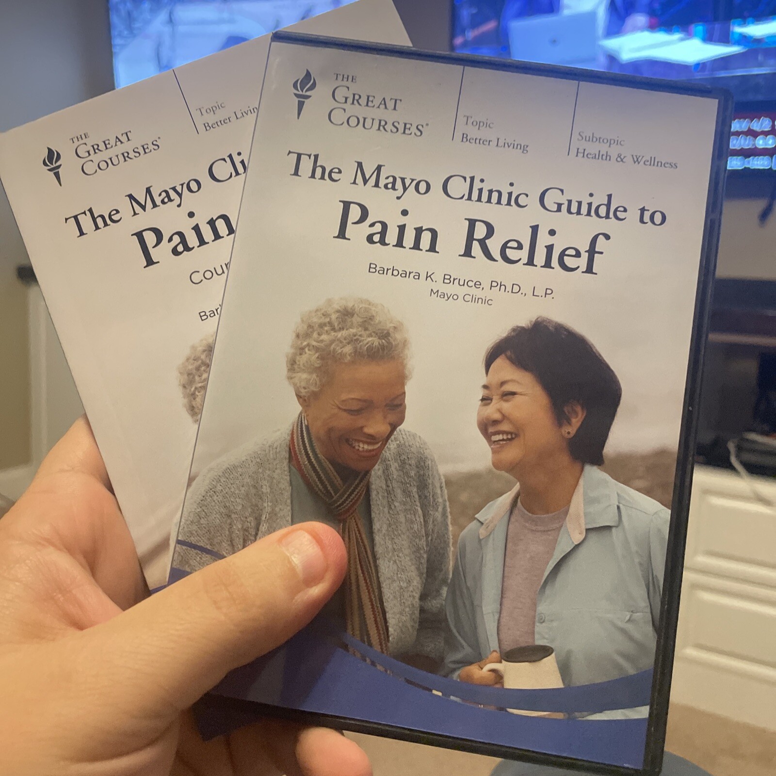 Mayo Clinic Guide to Pain Relief by Barbara K. Bruce (2017, DVD) With Book