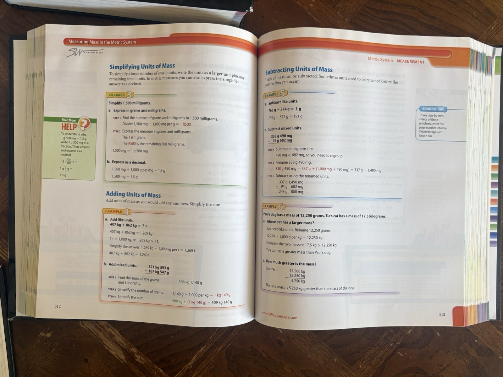 Southwestern Advantage 4 Book Hardcover Set Math Science Social Studies Languags