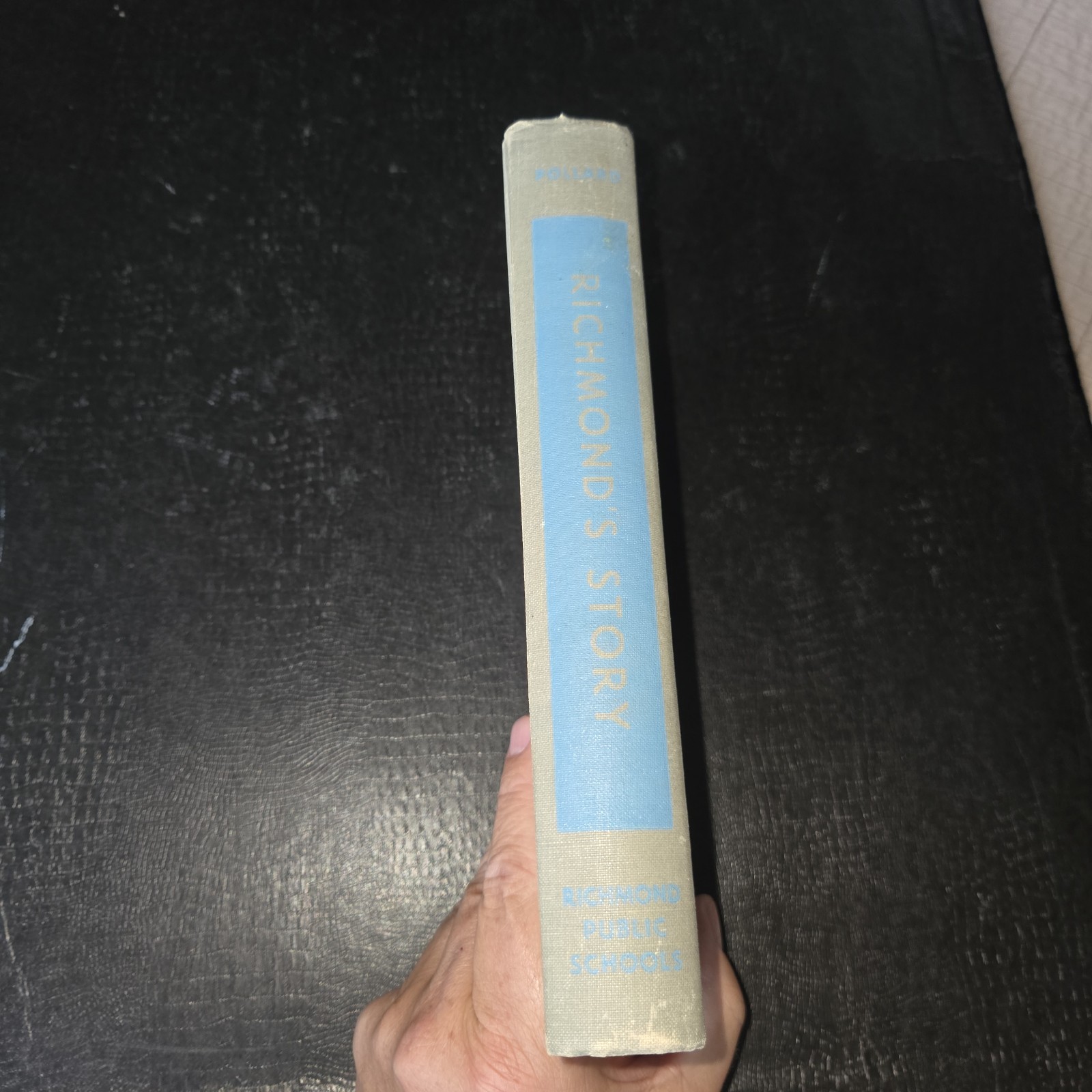 1954 Library Textbook Richmonds Story Richmond VA Public Schools book Pollard