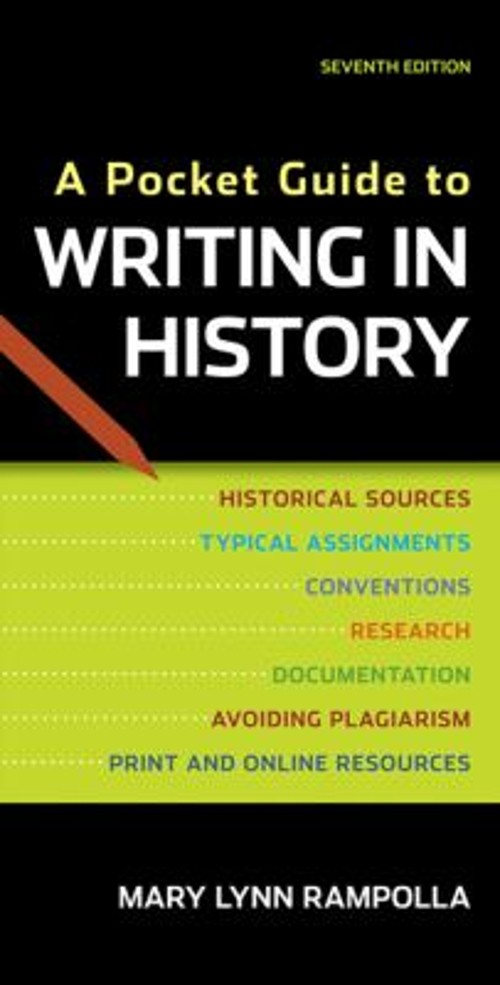 A Pocket Guide to Writing in History Paperback Mary Lynn Rampolla