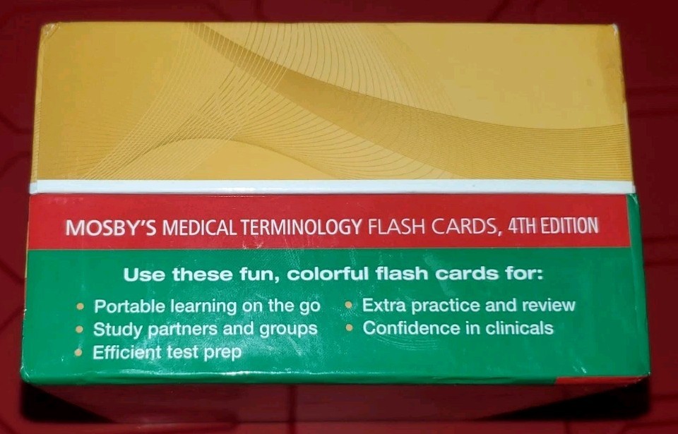Mosby’s Medical Terminology Flash Cards – Cards, by Mosby – Good FREE SHIPPING
