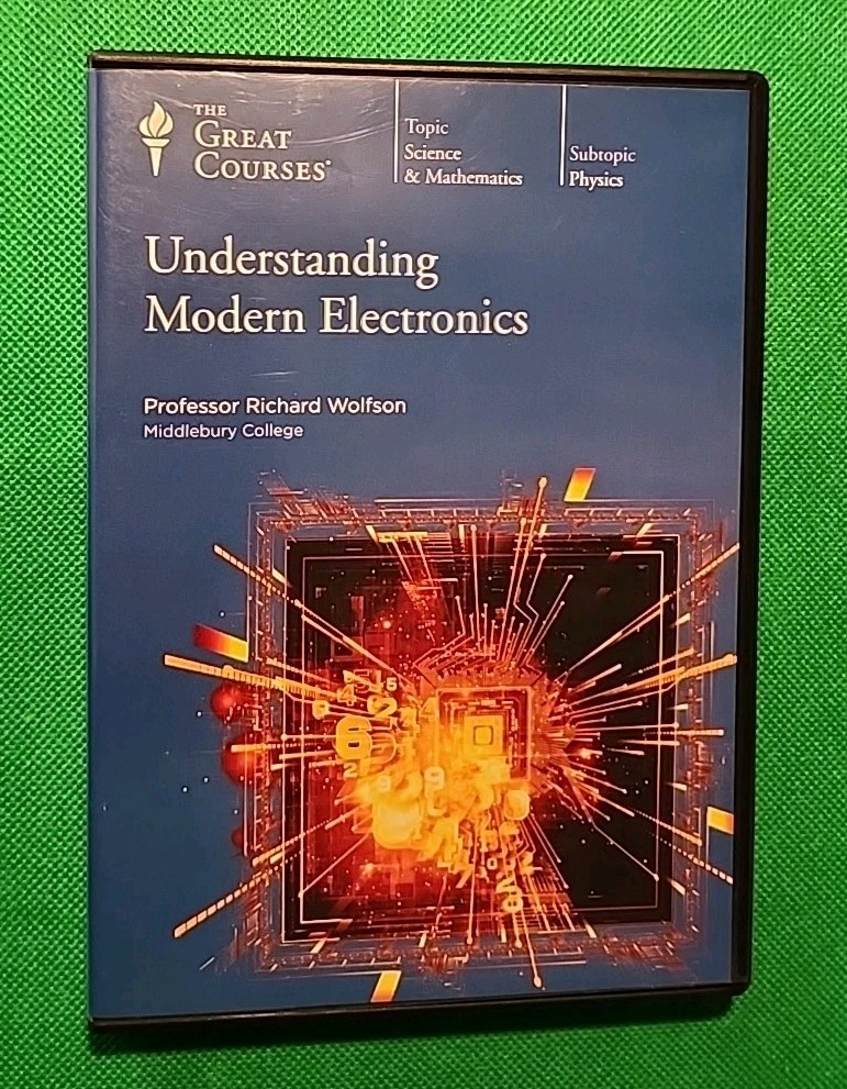 Understanding Modern Electronics by Richard Wolfson (2014, 4-DVD Set) – No Book