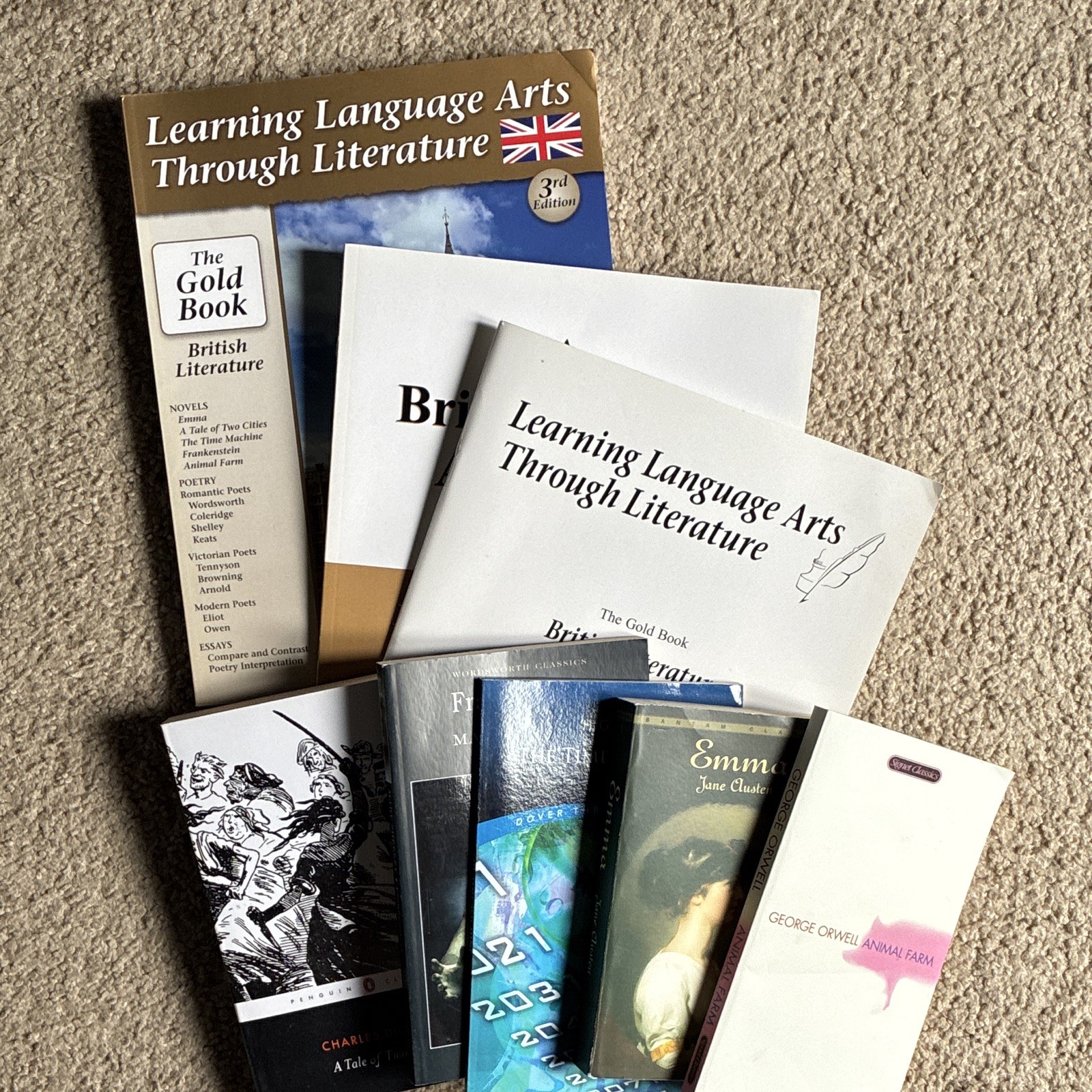 Learning Language Arts Through Literature Gold Book 3rd Ed British Complete Set