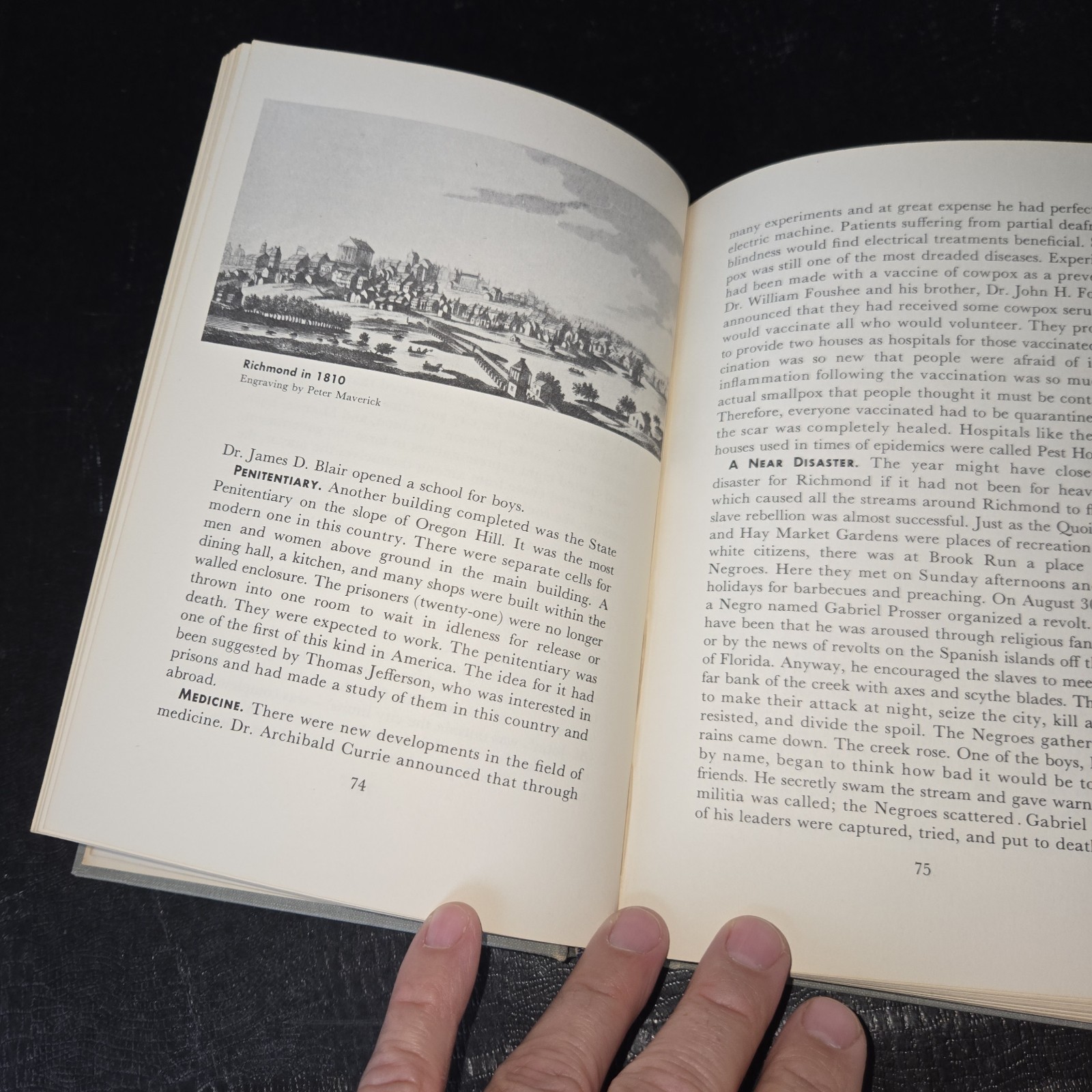 1954 Library Textbook Richmonds Story Richmond VA Public Schools book Pollard