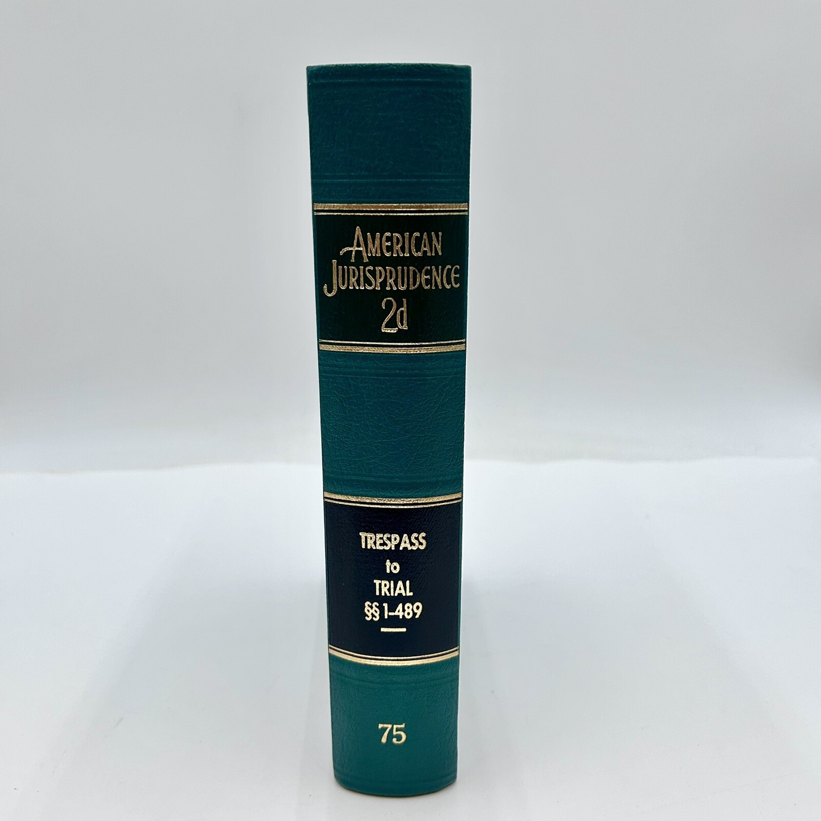 American Jurisprudence 2d State and Federal Vol 75 Trespass To Trial W Supplemen