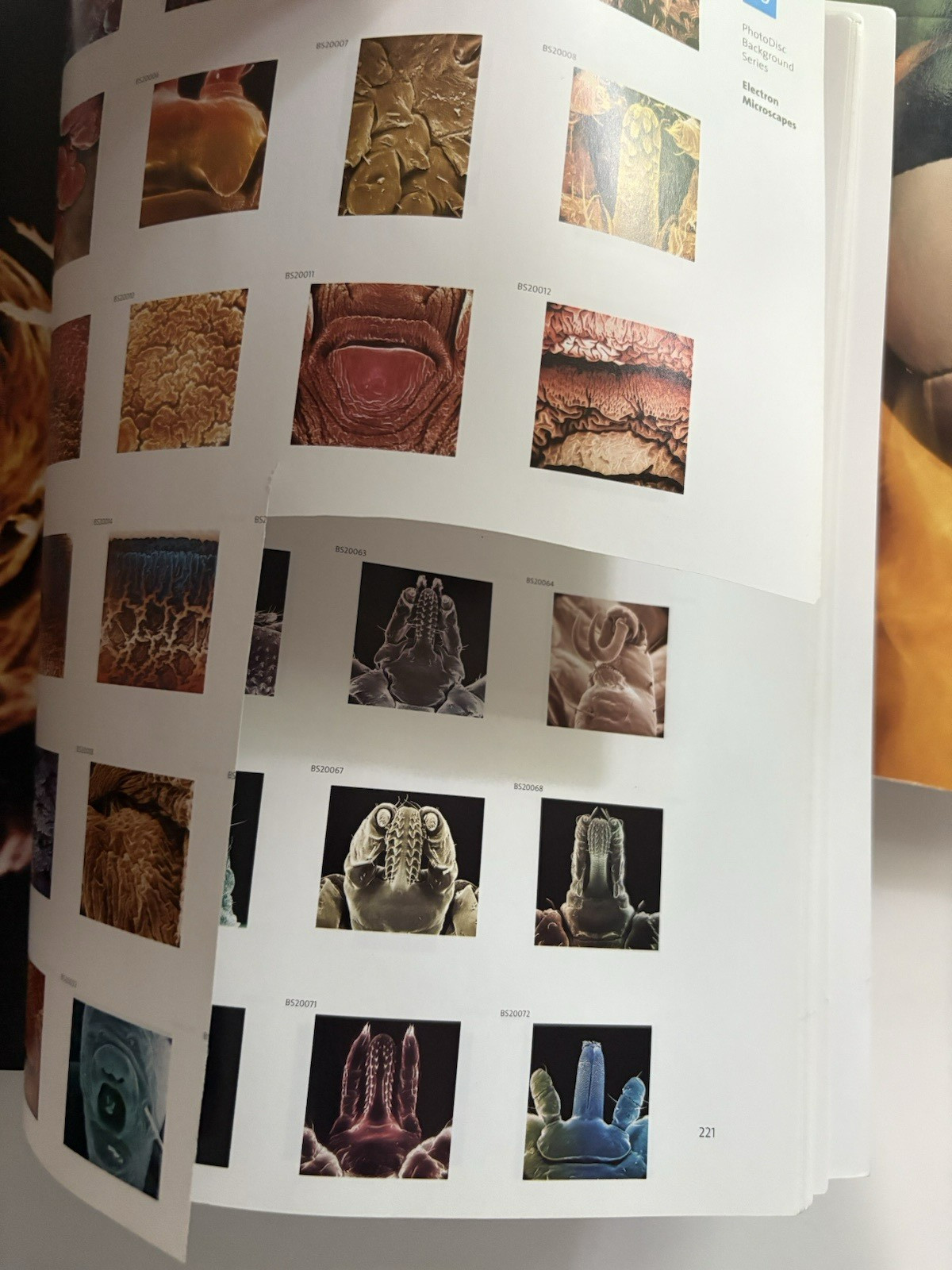 PhotoDisc Resource Book 1,2,6,7 Lot of 4 missing and cut out pages No Disc Read