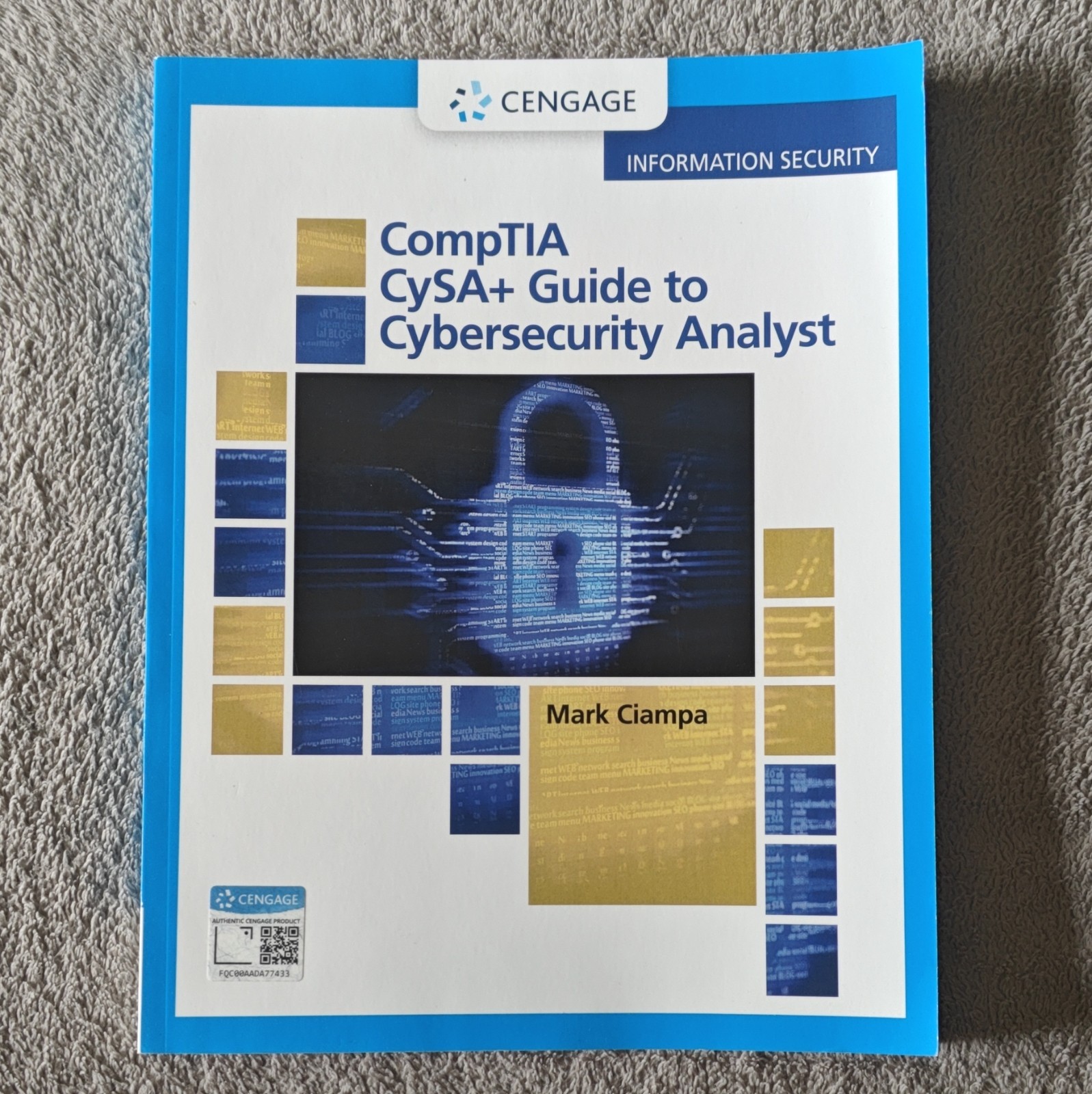 Cengage CompTIA CySA+ Guide to Cybersecurity Analyst Mark Ciampa PB