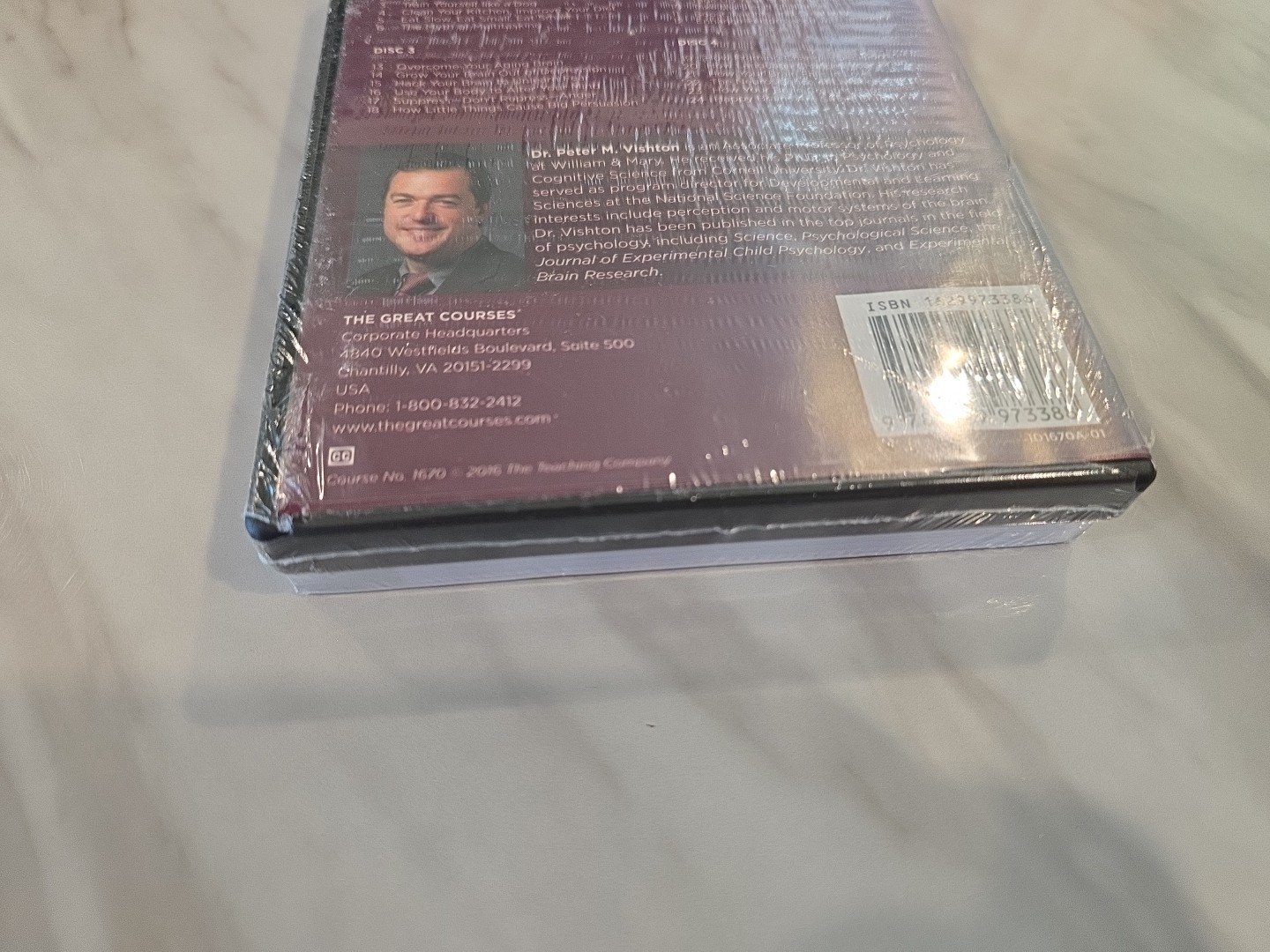 NEW: Great Courses: Outsmart Yourself Strategies To A Better You DVD & Book Set