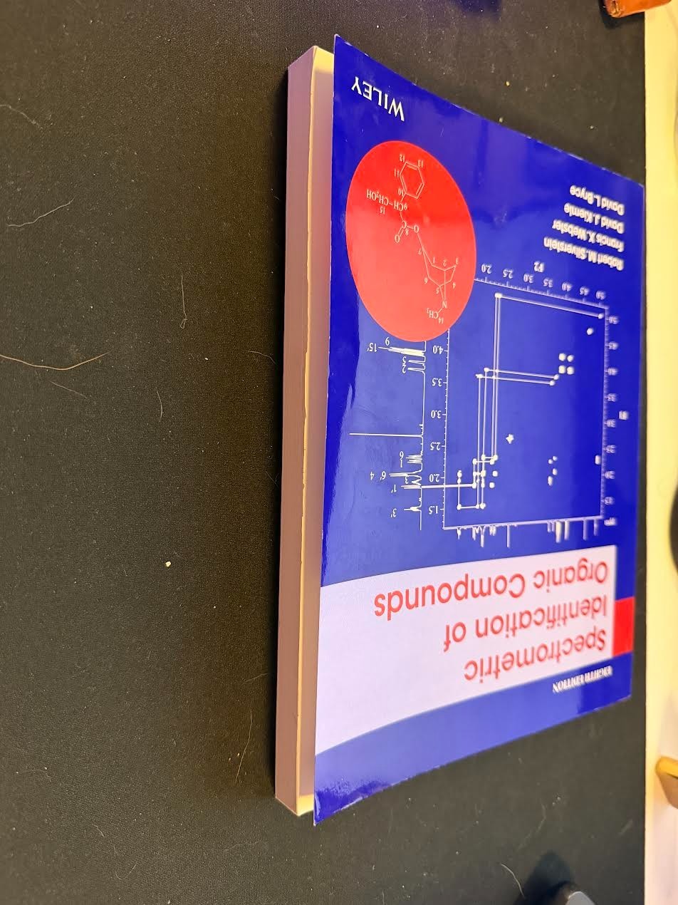 Spectrometric Identification of Organic Compounds by David J. Kiemle, Robert M.