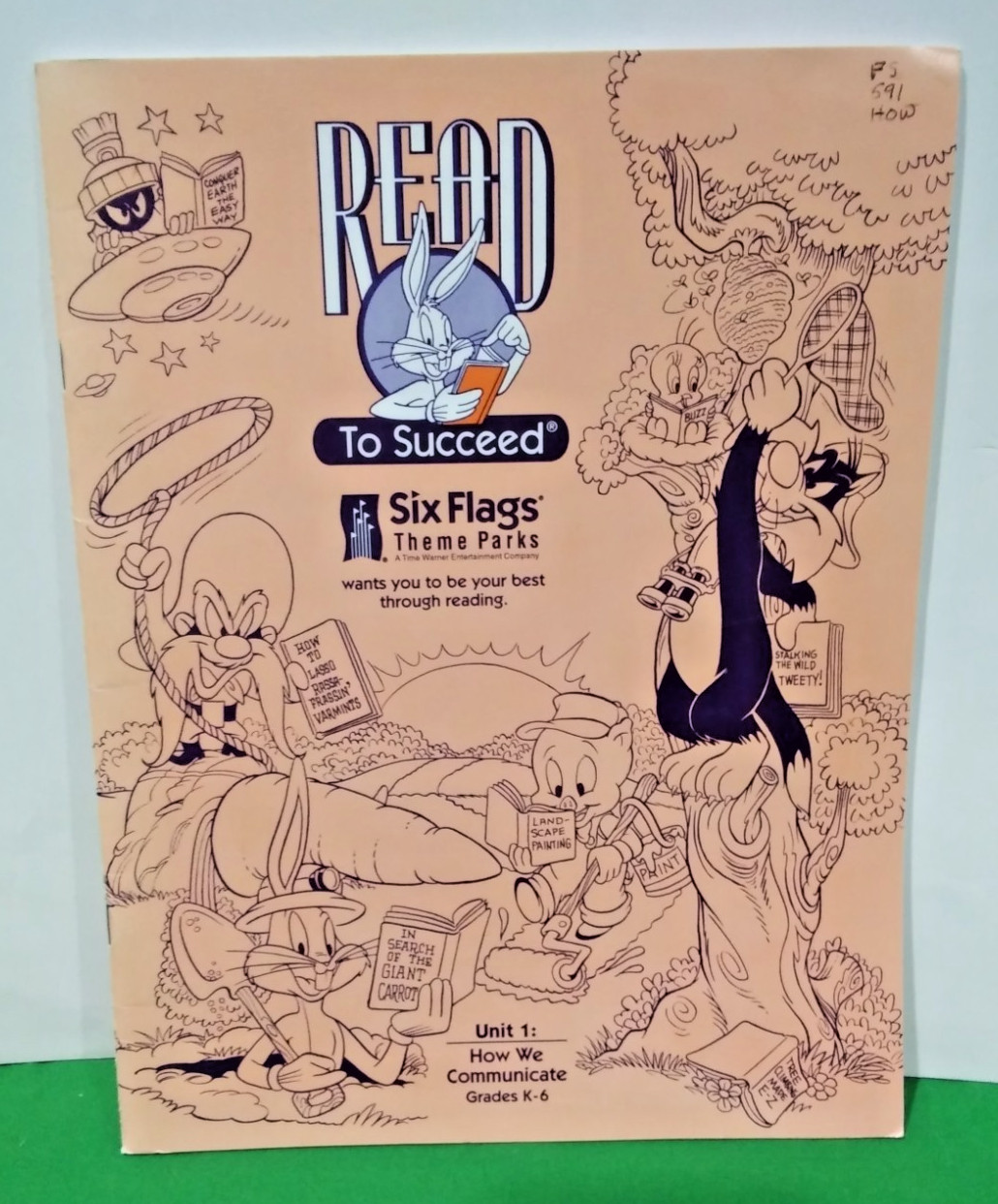 Read To Succeed Six Flags Theme Park Unit 1: How We Communicate Grades K-6 -1993