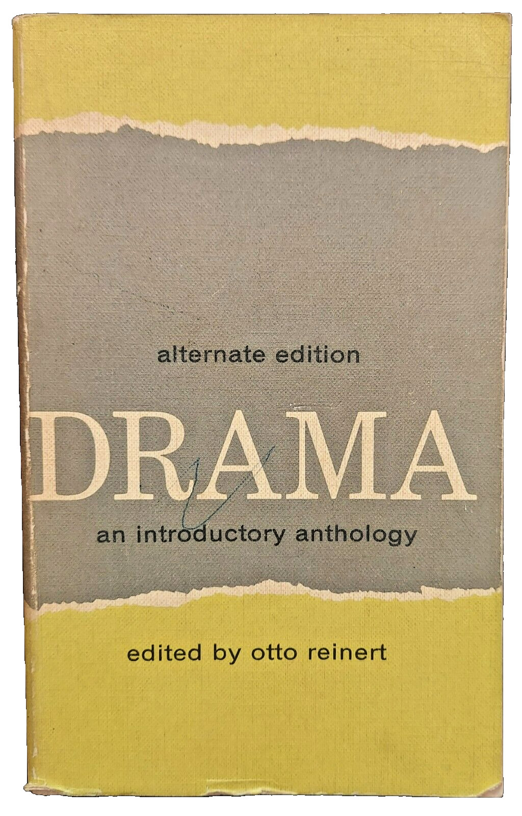 VTG Drama Anthology Book Textbook, Sophocles, Shaw, Checkhov, Shakespeare, Albee
