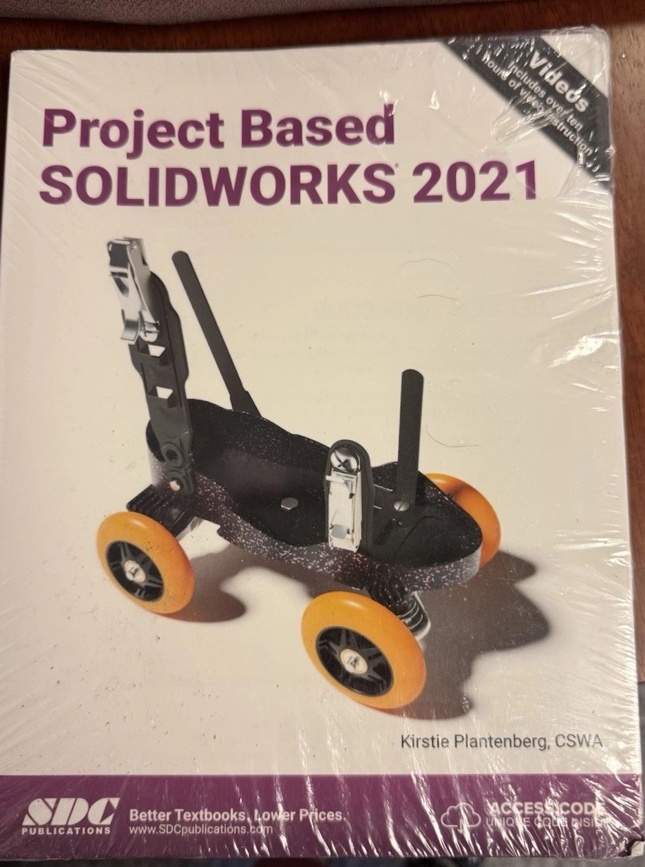 SolidWorks 2021 Project based Textbook Still In Plastic Wrap Never Used