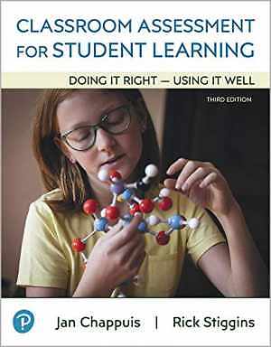 Classroom Assessment for Student Learning: – Paperback, by Chappuis Jan – Good