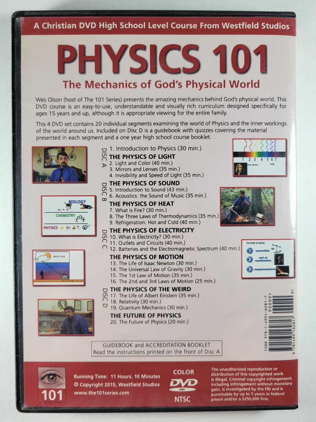 Physics 101:The Mechanics of God’s Physical World Homeschool Dvd Set Westfield