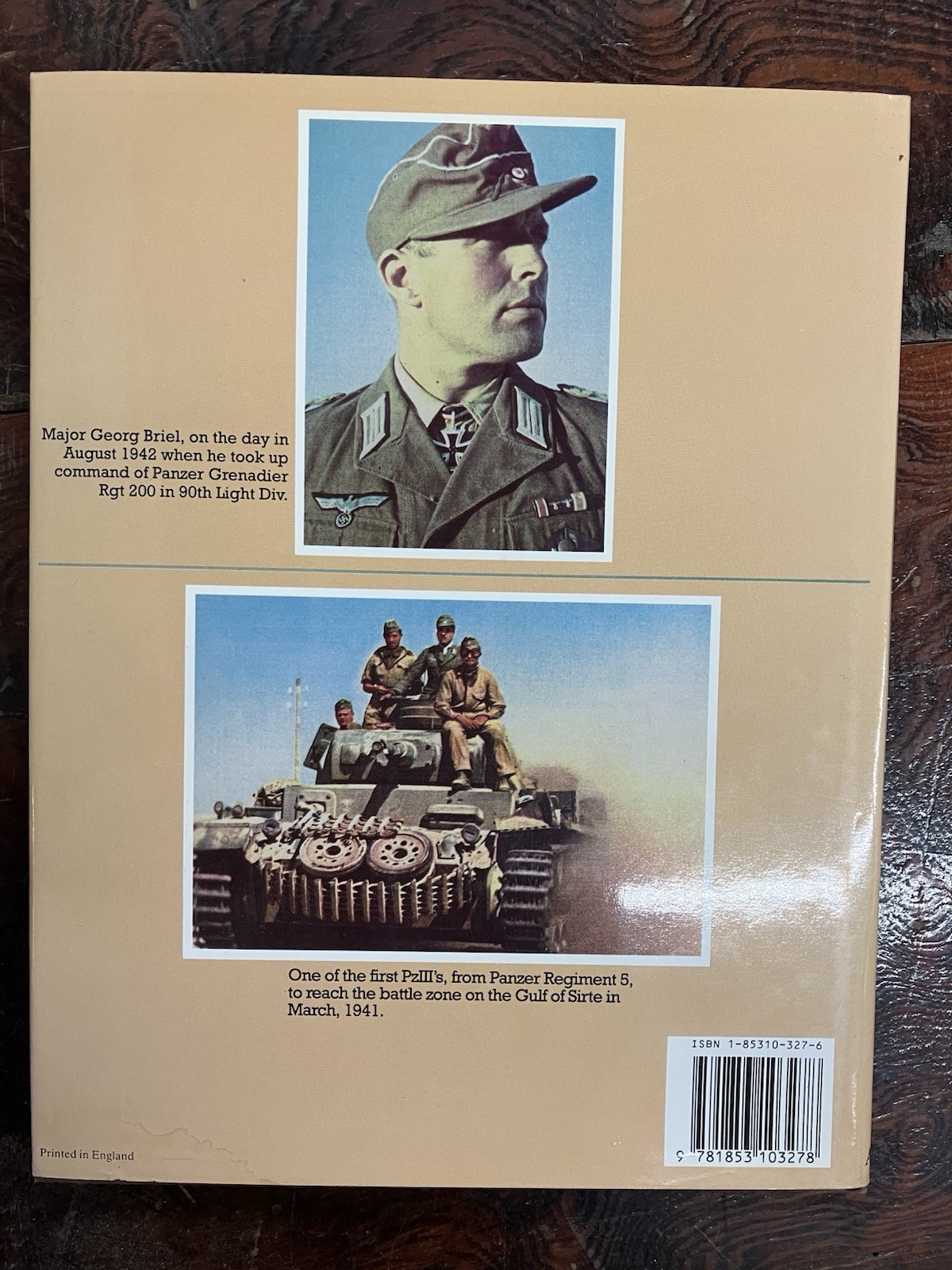 AFRIKAKORPS SELF PORTRAIT BY DAL MCGUIRK, MOTORBOOKS INTERNATIONAL, 1992