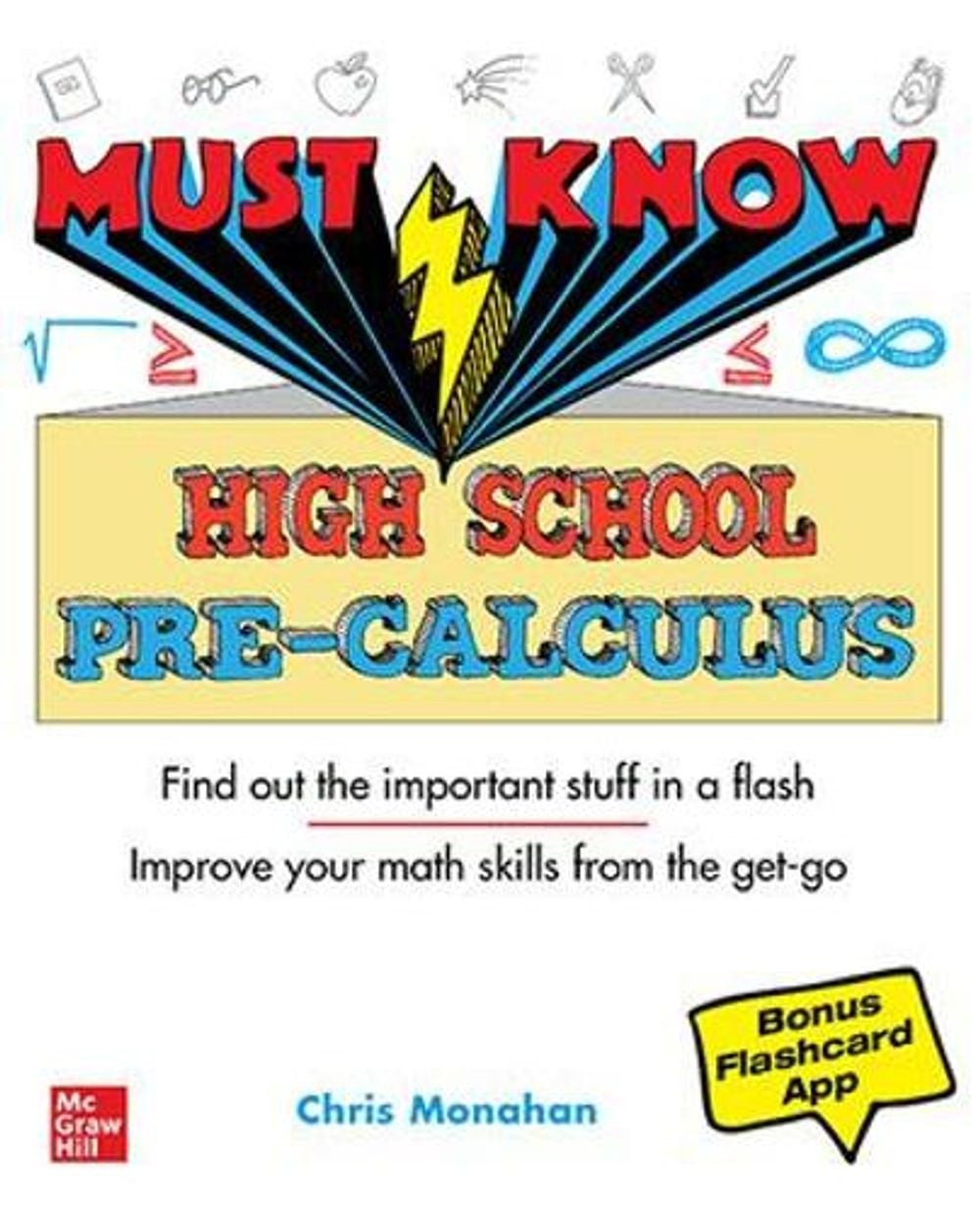 Must Know High School Pre-Calculus by Christopher Monahan (English) Paperback Bo