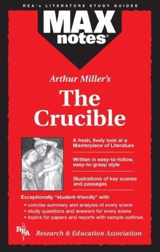 Crucible, The (MAXNotes Literature Guides) Tanis, Beth L. paperback Good