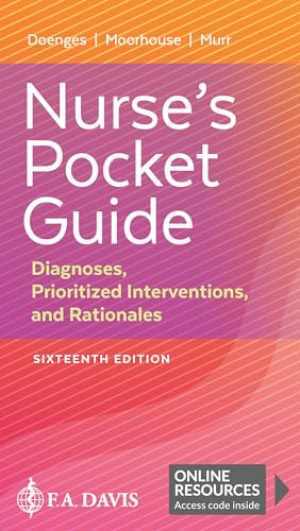 Nurse’s Pocket Guide: Diagnoses, – Paperback, by Doenges APRN BC – Good c
