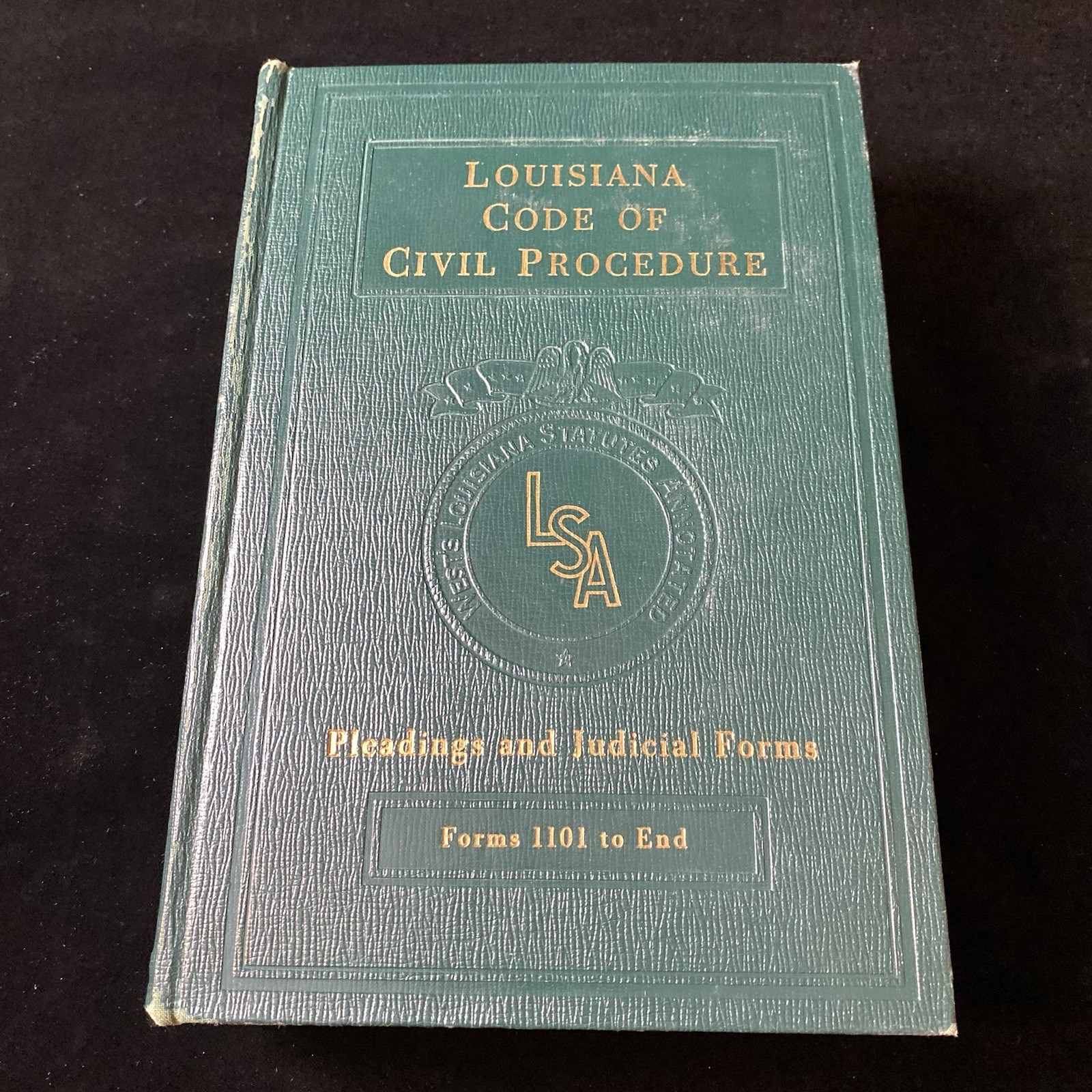 West’s Louisiana Statutes Annotated, Code of Civil Procedure Vol. 12 1970-1996
