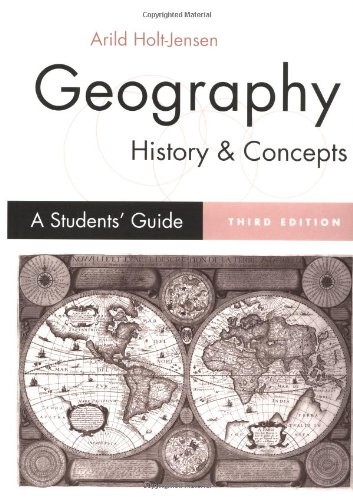 Geography – History and Concepts: … by Holt-Jensen, Arild Paperback / softback