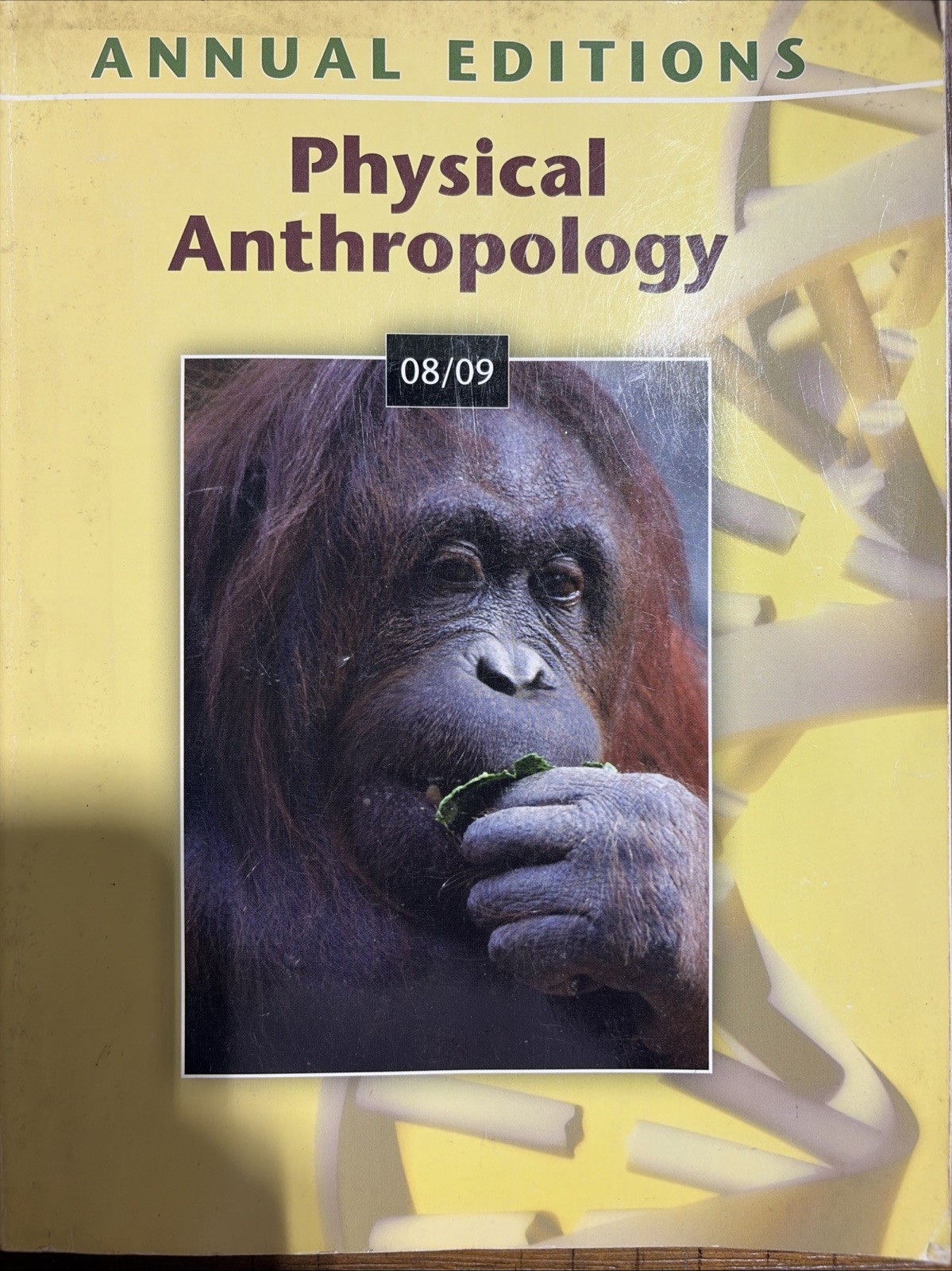 Annual Editions Ser.: Physical Anthropology 08/09 by Elvio Angeloni (2007, Trade