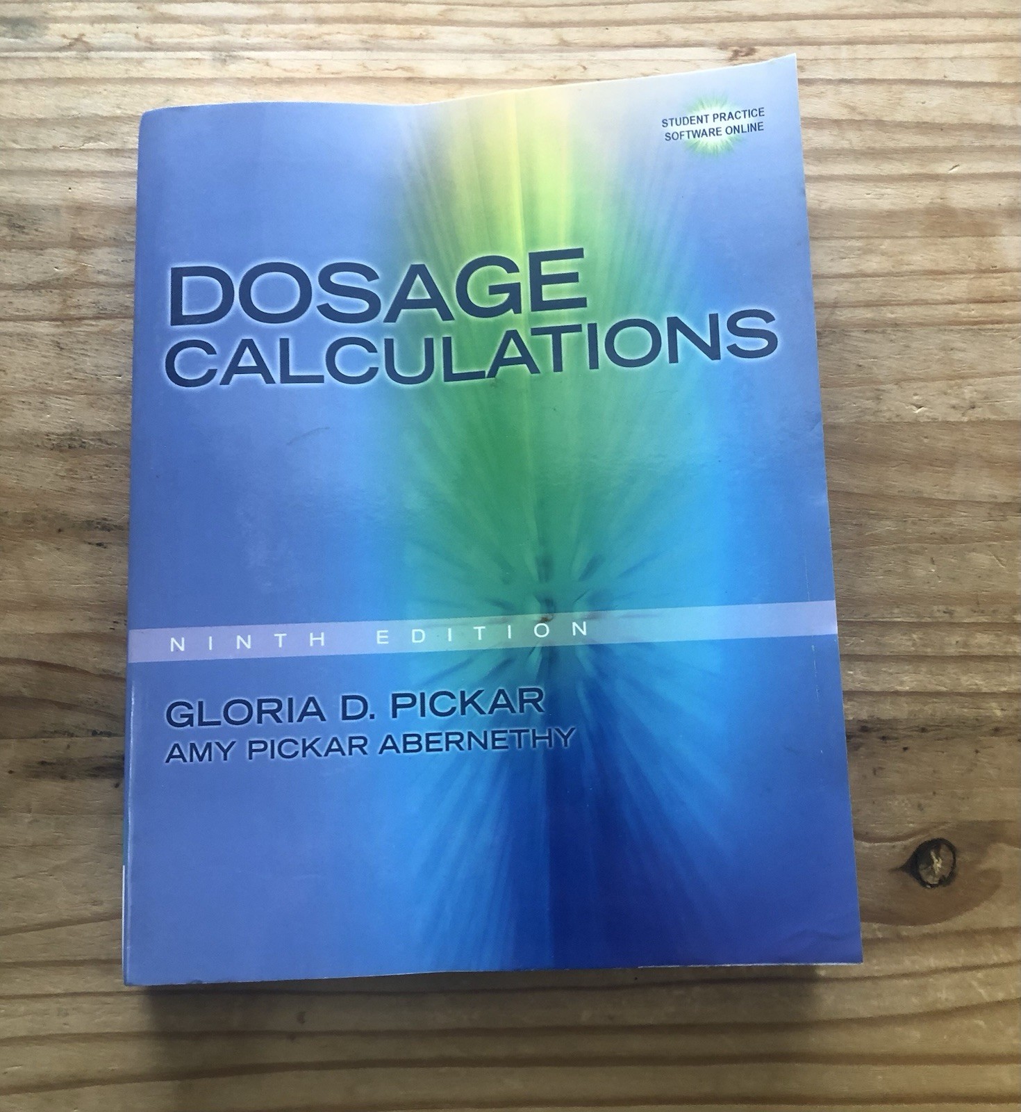 Dosage Calculations Student Practice Software Online 9th Edition Gloria Pickar