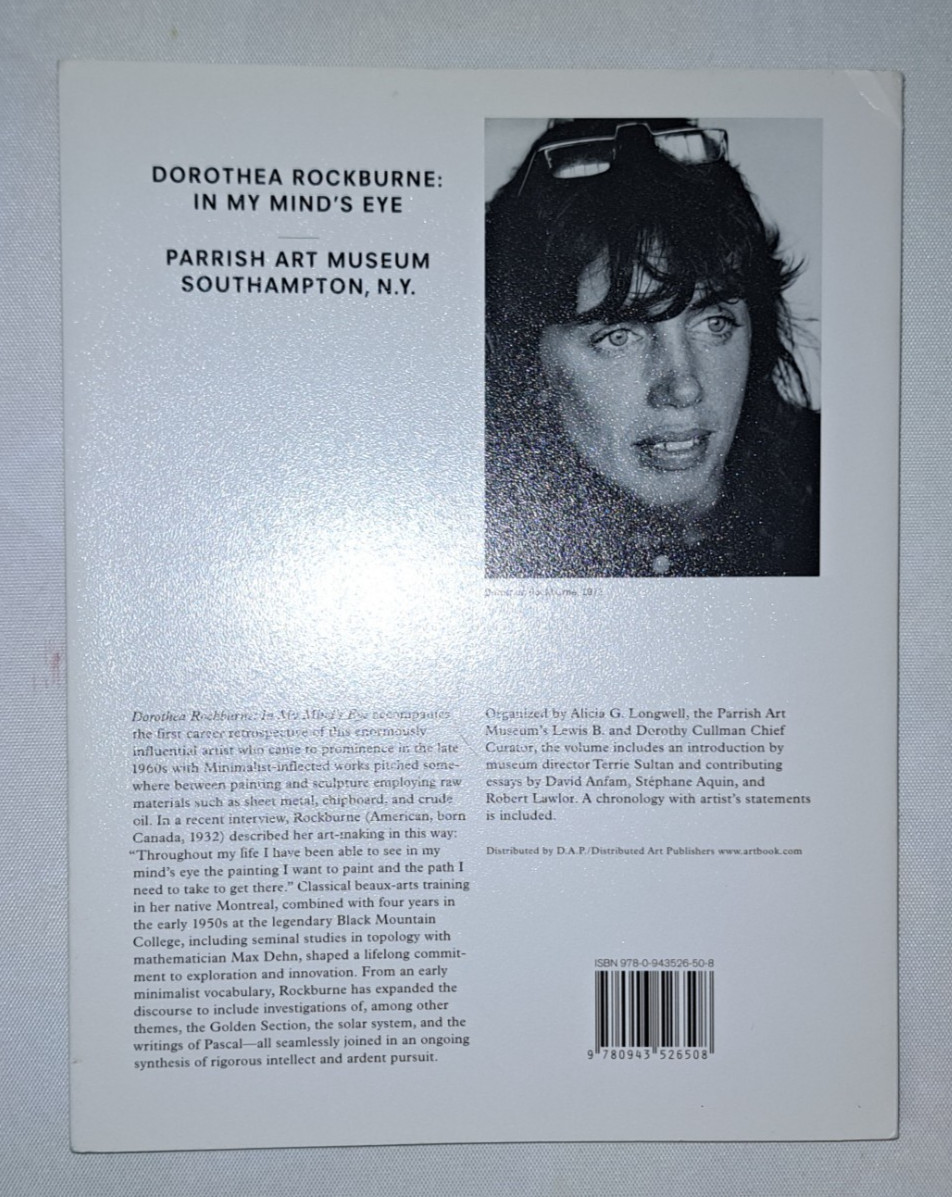 SIGNED Dorothea Rockburne: In My Mind’s Eye (2011) Rare Art Catalog -AutographeD