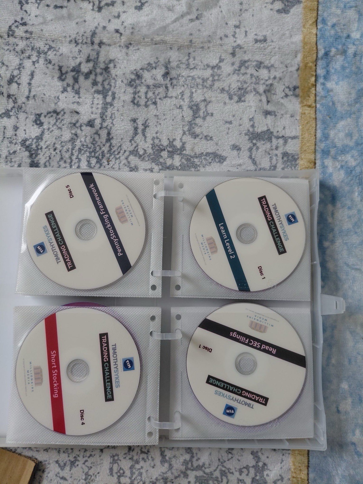 PRISTINE/UNUSED DISCS Timothy Sykes Millionaire Challenge Manual & DVD CourseSet
