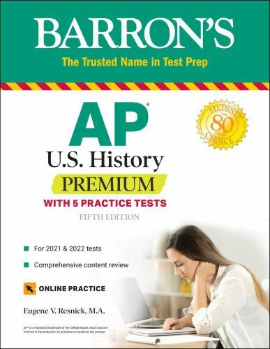 AP Us History Premium: With 5 Practice Tests by Resnick, Eugene V.