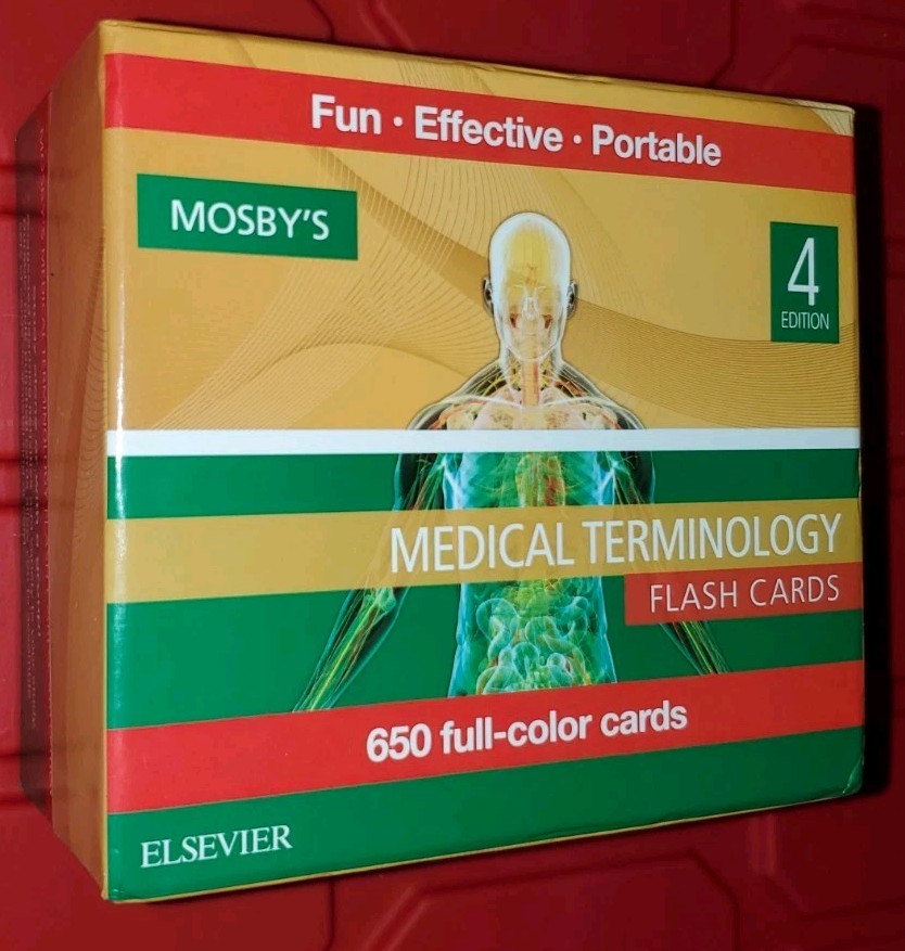 Mosby’s Medical Terminology Flash Cards – Cards, by Mosby – Good FREE SHIPPING