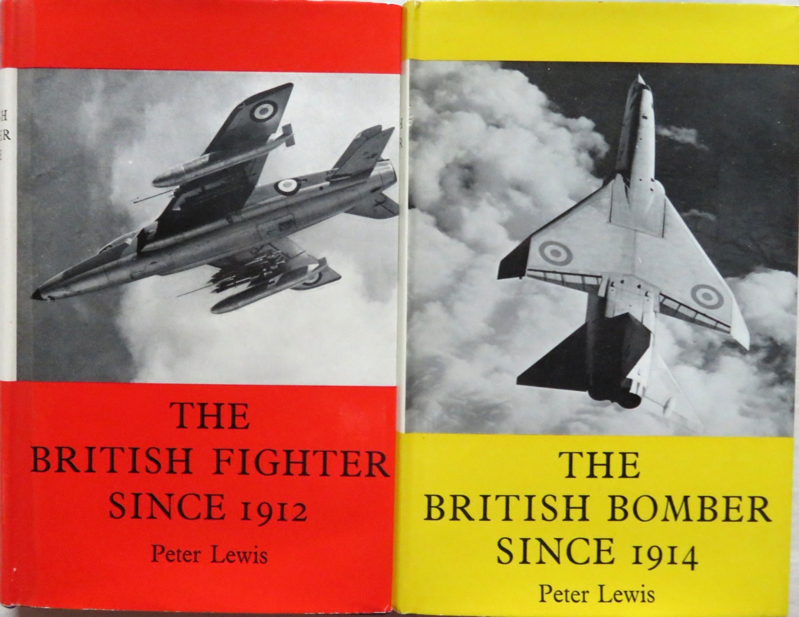 British Fighter Since 1912 and British Bomber Since 1914 by Peter Lewis