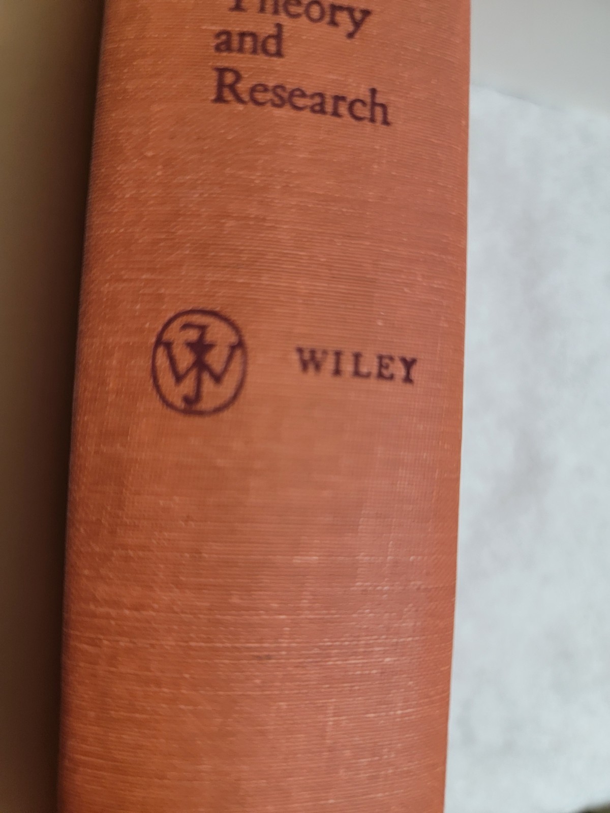 Motivation Theory and Research By Cofer and Appley 1964