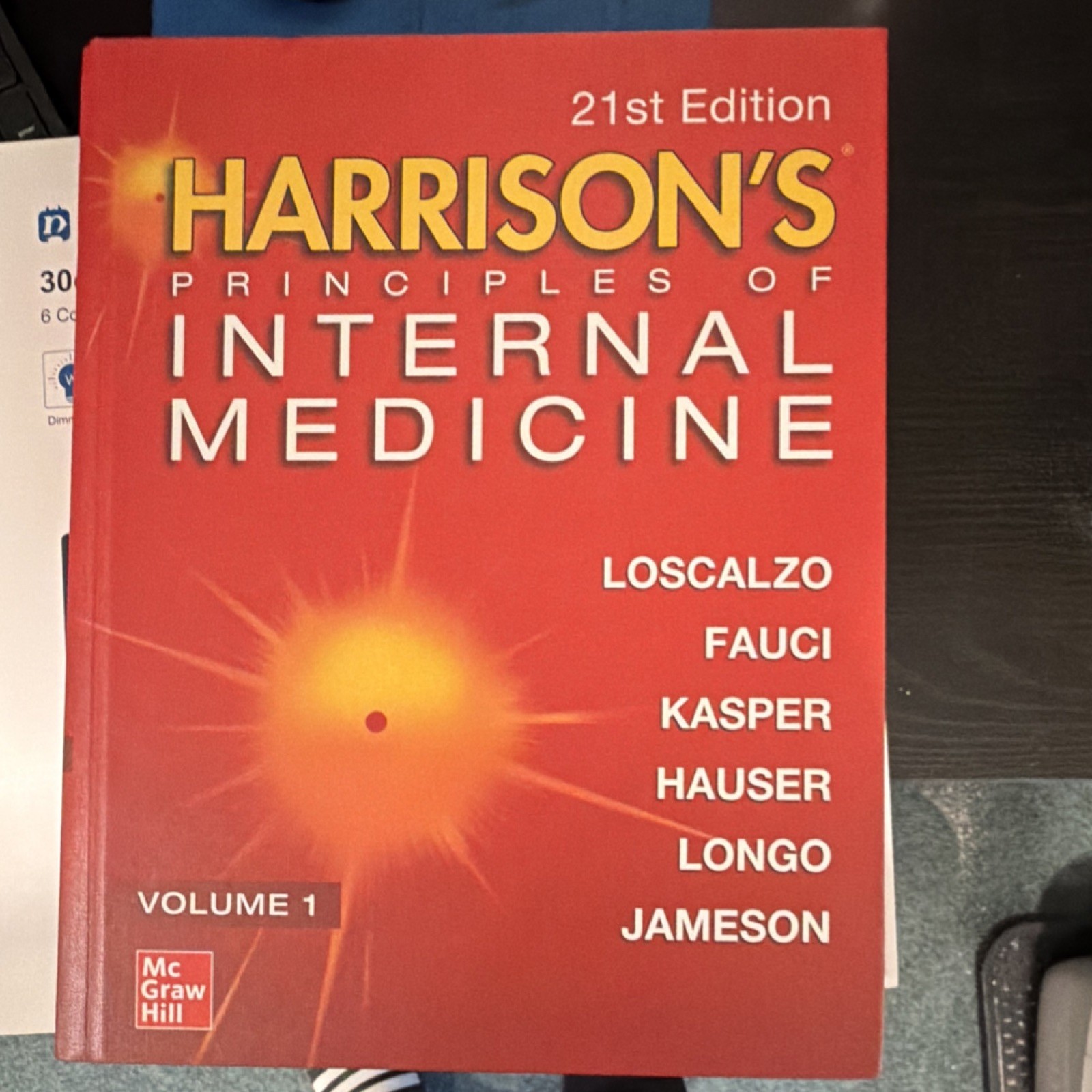Harrison’s Principles Internal Medicine 21st Ed Vol 1 McGraw Hill Loscalzo Fauci