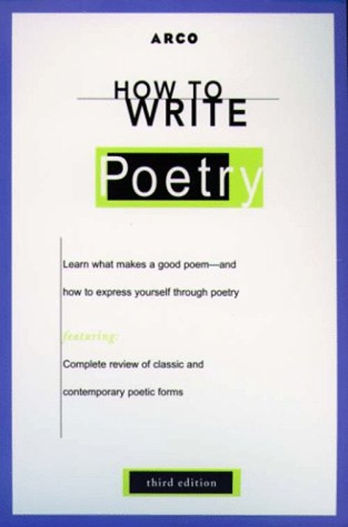 How to Write Poetry Paperback Laurie N. Rozakis