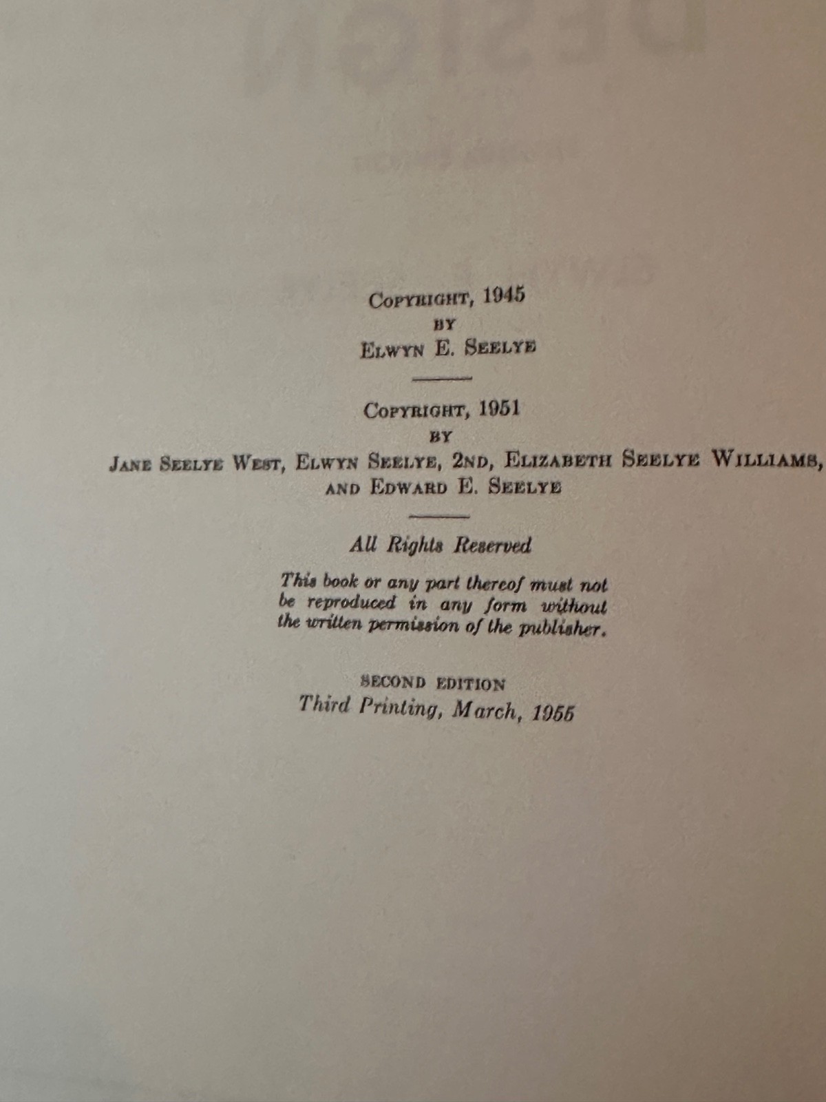 Data Book for Civil Engineers, Design, Vol. 1, Elwyn E. Seelye (1955)