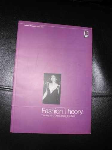 Fashion Theory: Volume 2, Issue 1: – Paperback, by Steele Valerie – Very Good j