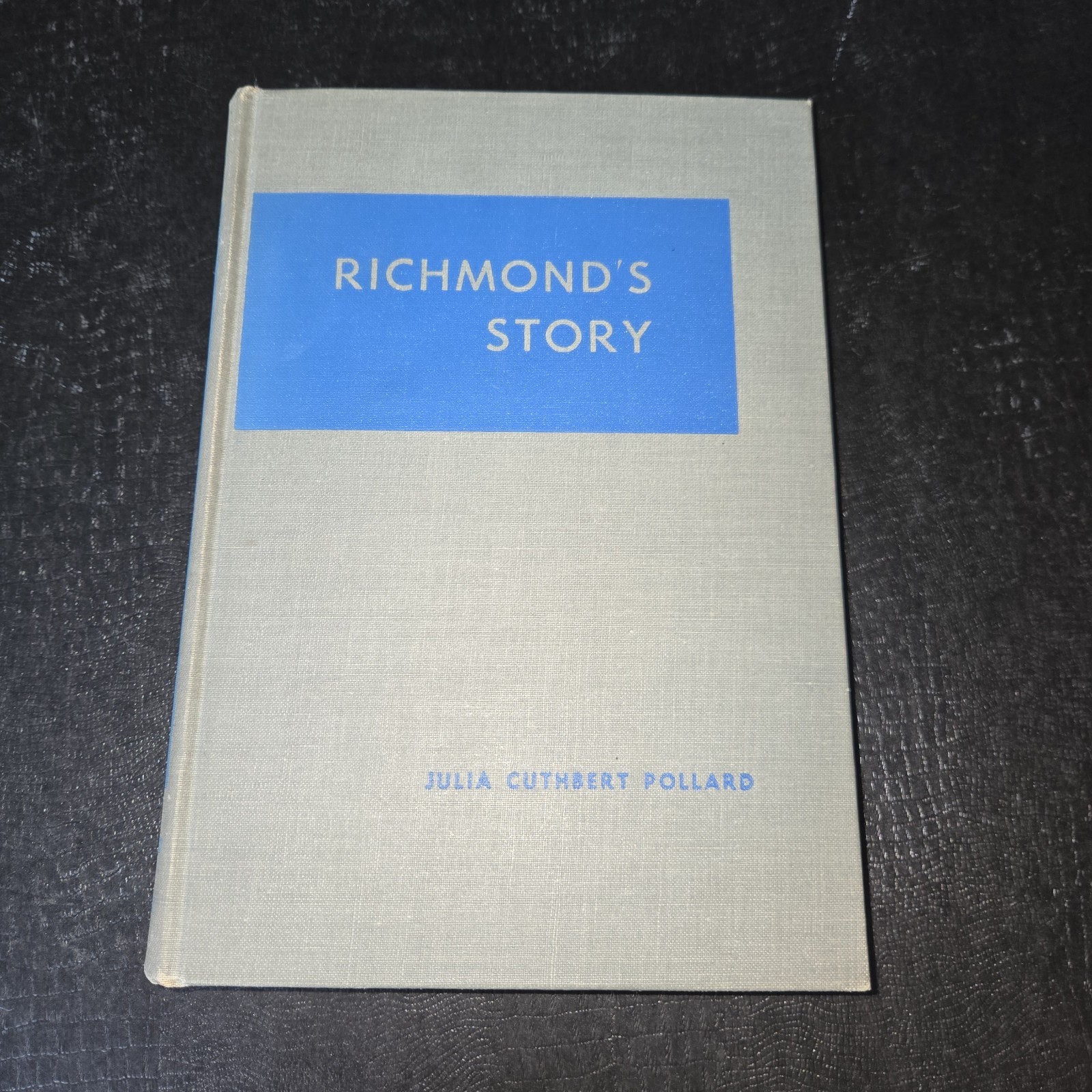 1954 Library Textbook Richmonds Story Richmond VA Public Schools book Pollard