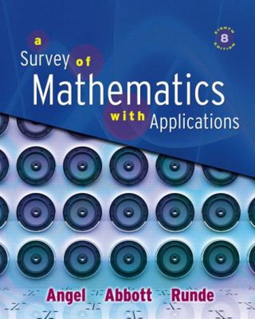 A Survey of Mathematics with Applications Hardcover