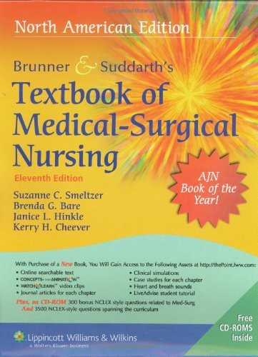 Brunner and Suddarth’s Textbook of …, Smeltzer, Suzan