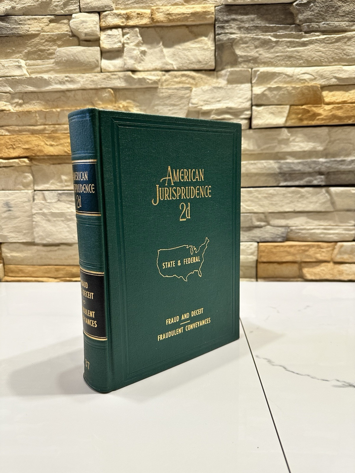 American Jurisprudence 2d State and Federal 2nd Ed Volume 37 Fraud And Deceit HC