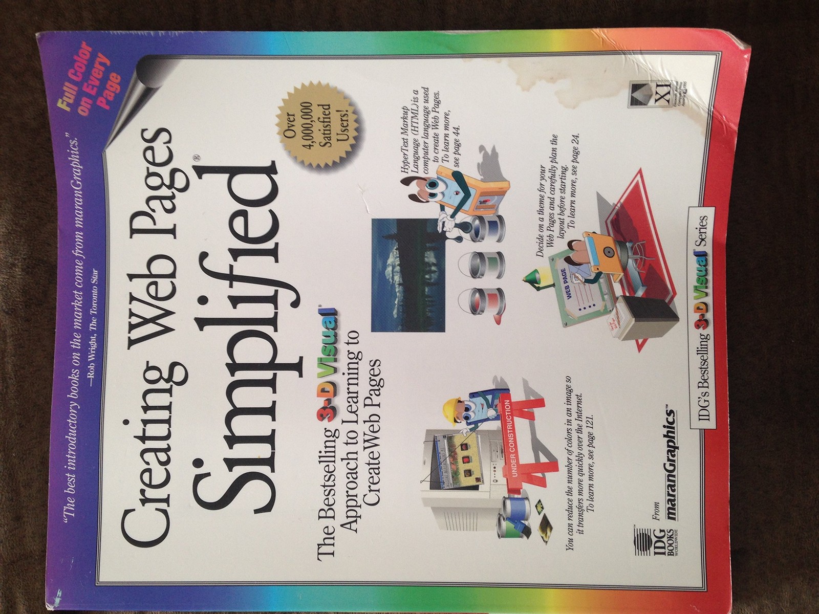 Creating Web Pages Simplified (3-D Visual Series) – paperback Ruth Maran